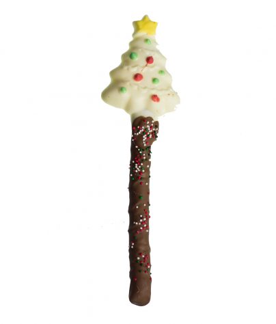 Christmas Tree Chocolate Pretzel Rod_AC-0958