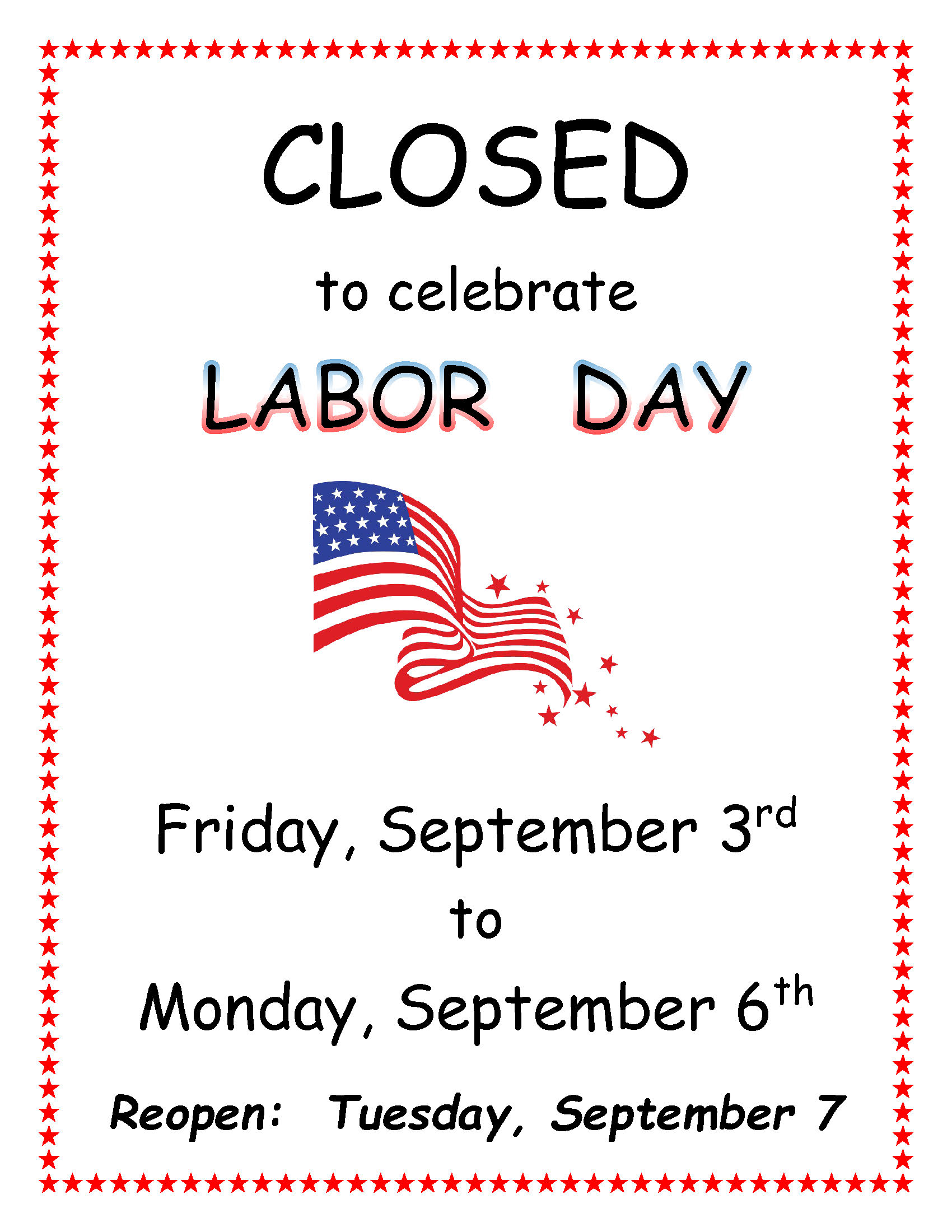 Aunt Charlottes-Labor Day Hours 2021